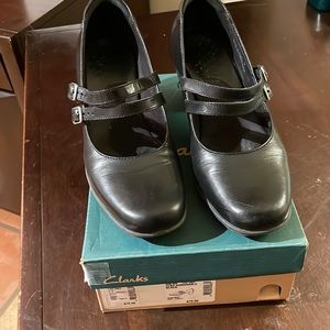 Clarks Black Women’s Buckle Shoes